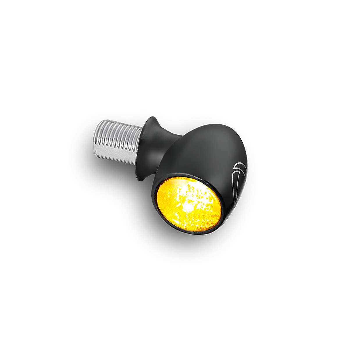 Kellermann | Atto Dark | Motorrad Blinker mit getöntem Glas