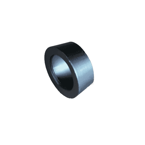 Konische Distanzhülse in Schwarz mit M8-Gewinde, Höhe 5 mm