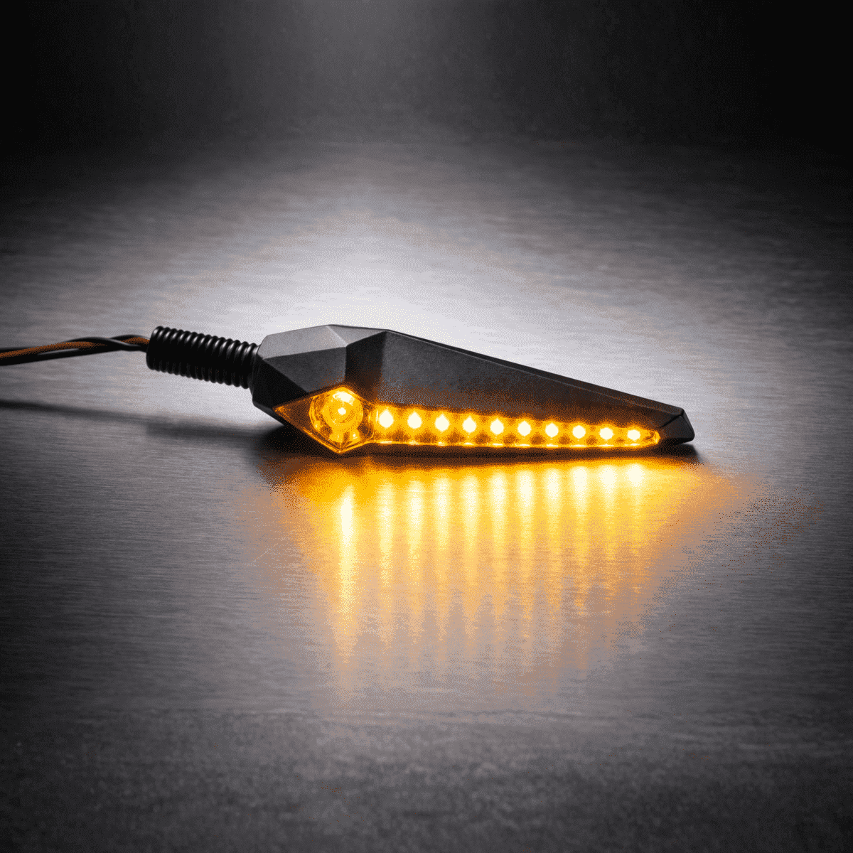 Kellermann Axera LED-Motorradblinker leuchtend – sequenzielles Lauflicht