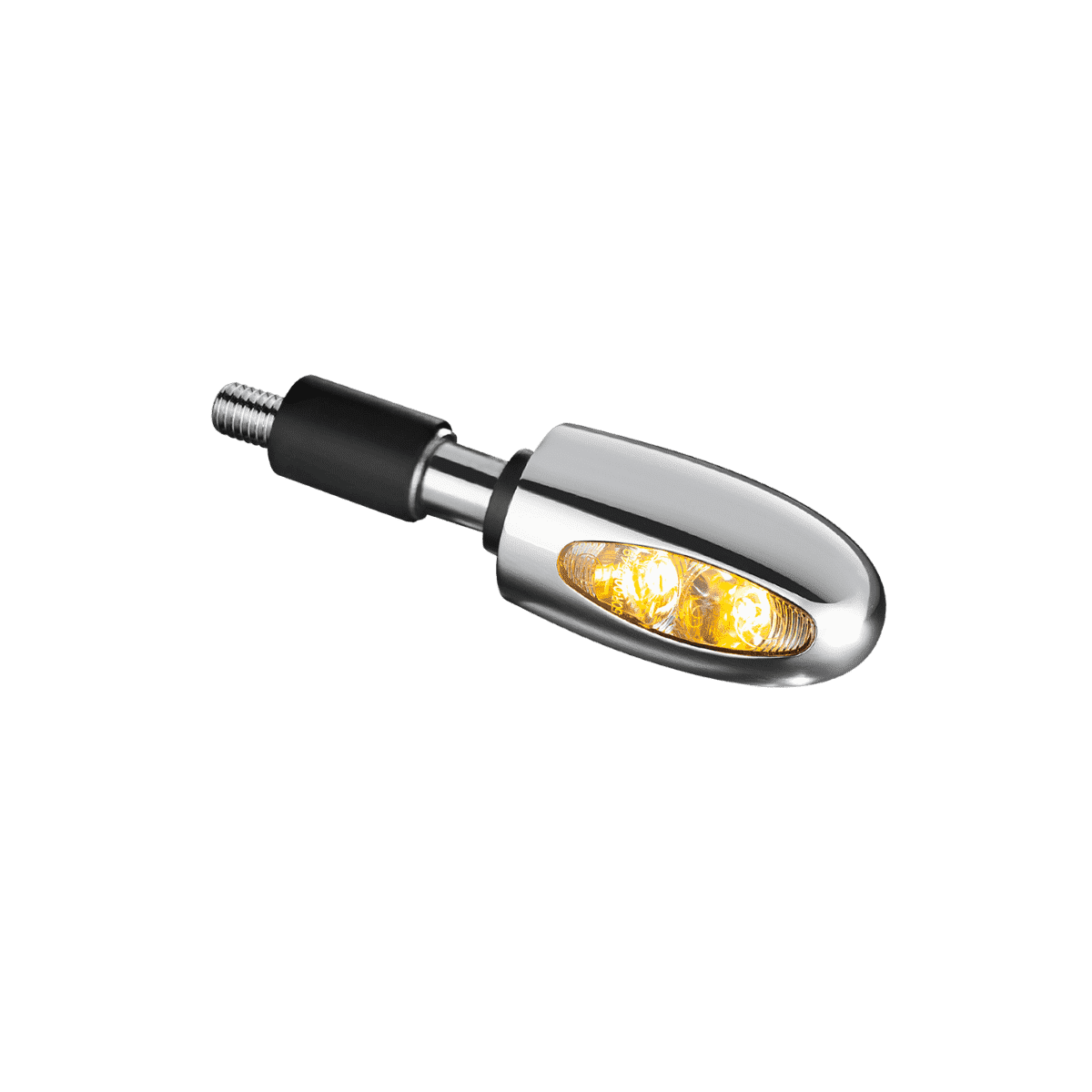 thumbnail image 2 of Mini LED Motorcycle Turn Signals - Sequential Flowing Amber Blinkers (Universal) 2 of 6