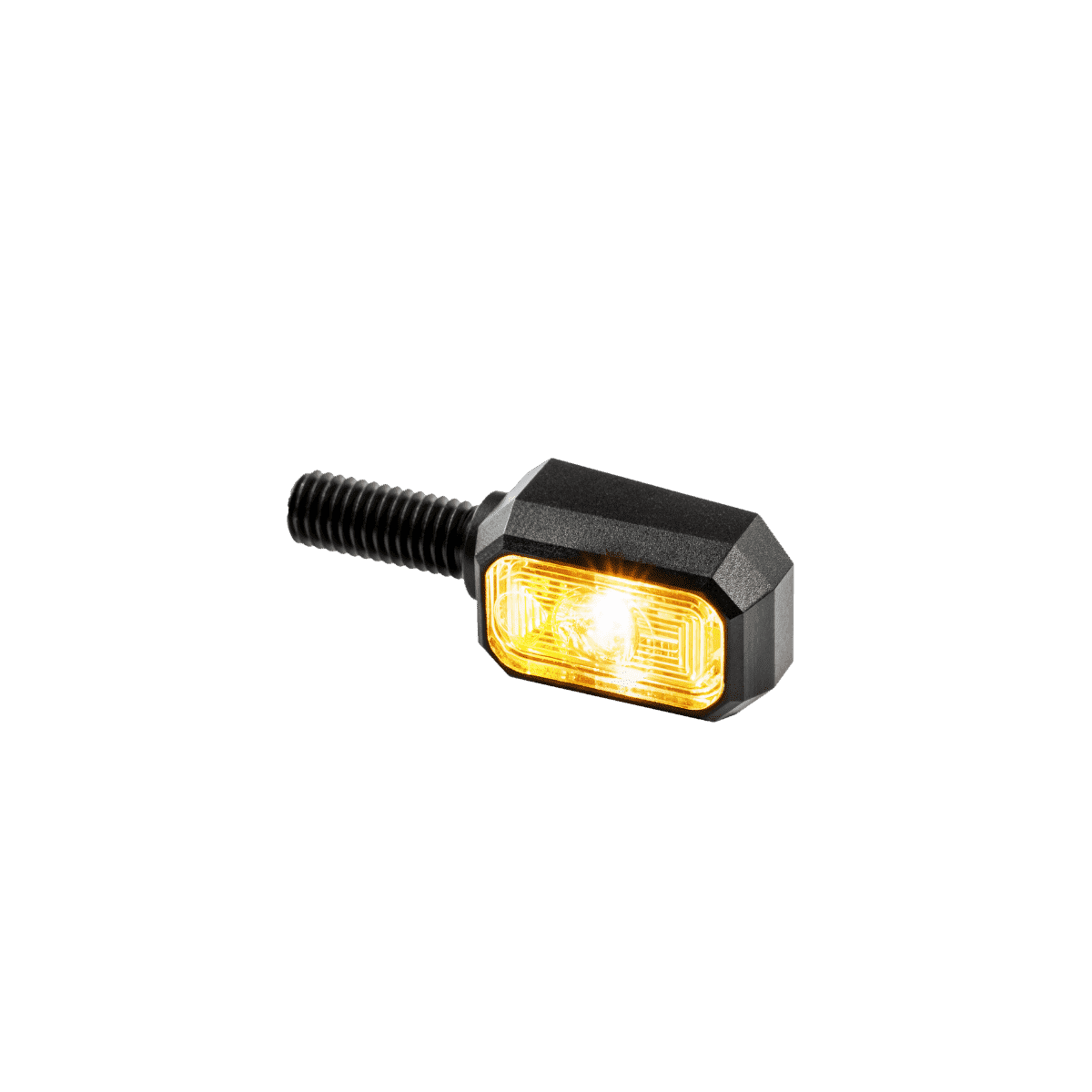 thumbnail image 2 of Mini LED Motorcycle Turn Signals - Sequential Flowing Amber Blinkers (Universal) 2 of 6