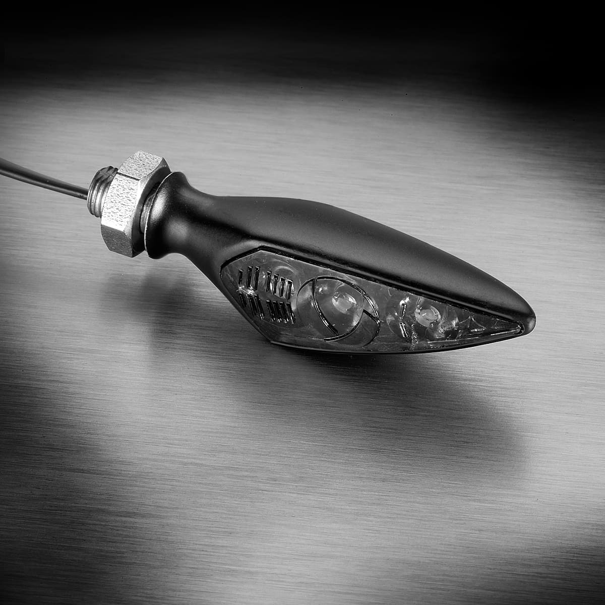 Rhombus S Dark | LED Motorradblinker