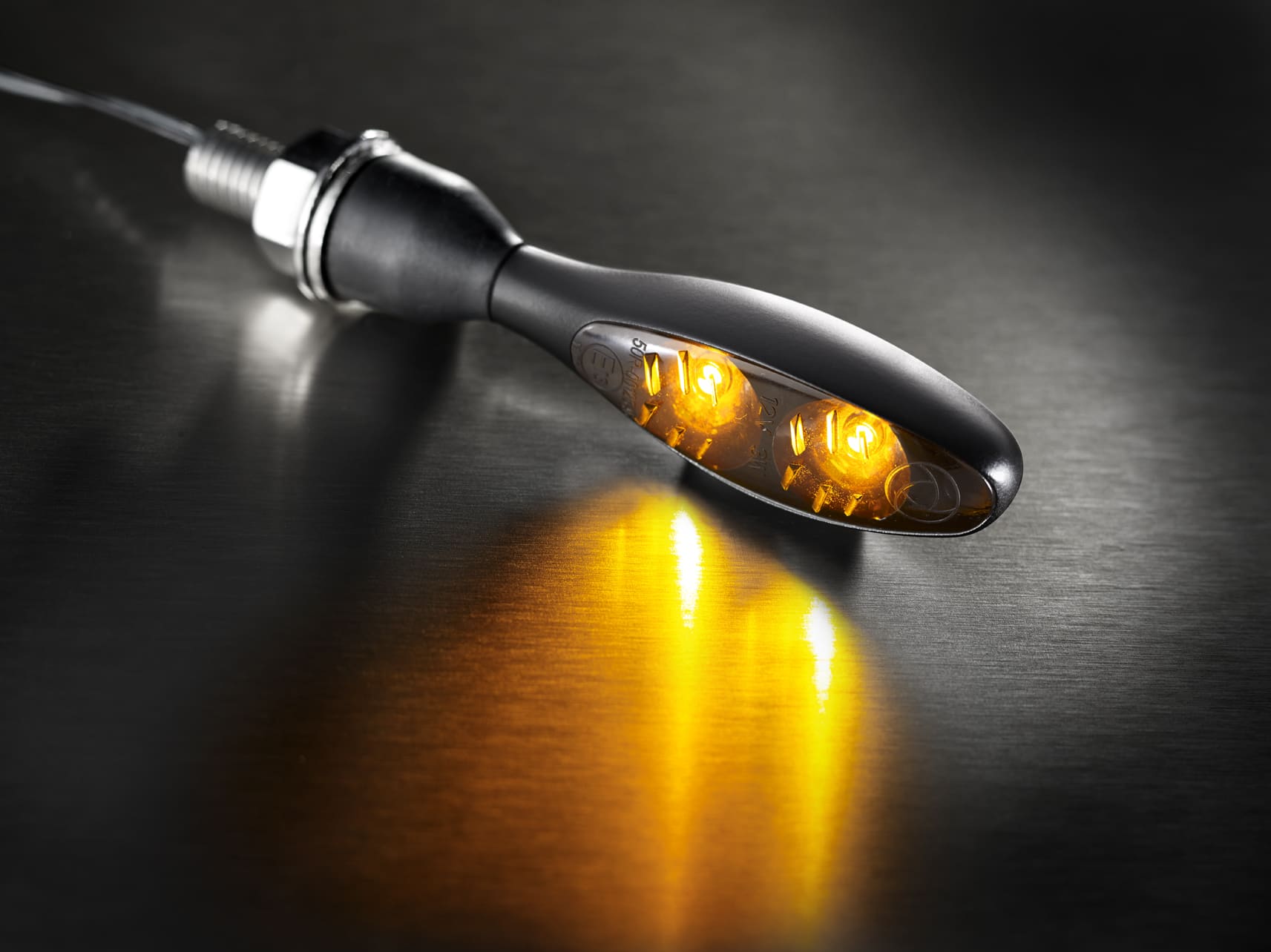 Motorrad Micro Blinker mit getöntem Glas | Kellermann  micro 1000® LED Dark